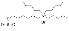 6-(TRIPENTYLAMMONIUM)HEXYL METHANETHIOSULFONATE BROMIDE Struktur