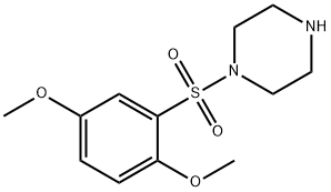 1-[(2,5-DIMETHOXYPHENYL)SULFONYL]PIPERAZINE Struktur