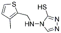 4-(((3-METHYLTHIEN-2-YL)METHYL)AMINO)-4H-1,2,4-TRIAZOLE-3-THIOL Struktur