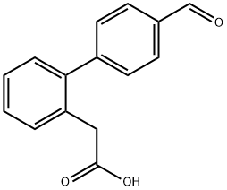 (4'-FORMYL-BIPHENYL-2-YL)-ACETIC ACID Struktur