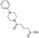 5-OXO-5-(4-PHENYLPIPERAZIN-1-YL)PENTANOIC ACID Struktur