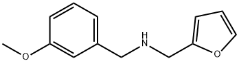 FURAN-2-YLMETHYL-(3-METHOXY-BENZYL)-AMINE Struktur