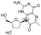 6-METHYL-8-(2-DEOXY-B-D-RIBOFURANOSYL)ISOXANTHOPTERIN Struktur