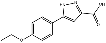 3-(4-ETHOXYPHENYL)-1H-PYRAZOLE-5-CARBOXYLIC ACID Struktur