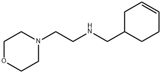 CYCLOHEX-3-ENYLMETHYL-(2-MORPHOLIN-4-YL-ETHYL)-AMINE Struktur