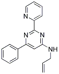 N-ALLYL-6-PHENYL-2-PYRIDIN-2-YLPYRIMIDIN-4-AMINE Struktur