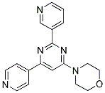 4-(2-PYRIDIN-3-YL-6-PYRIDIN-4-YLPYRIMIDIN-4-YL)MORPHOLINE Struktur