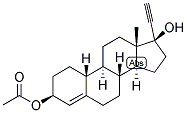 4-ESTREN-17-ALPHA-ETHYNYL-3-BETA, 17-BETA-DIOL 3-ACETATE Struktur