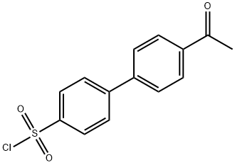 4'-ACETYL-BIPHENYL-4-SULFONYL CHLORIDE Struktur