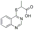 2-(QUINAZOLIN-4-YLTHIO)PROPANOIC ACID Struktur