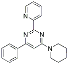 4-PHENYL-6-PIPERIDIN-1-YL-2-PYRIDIN-2-YLPYRIMIDINE Struktur