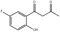 1-(5-FLUORO-2-HYDROXYPHENYL)BUTANE-1,3-DIONE Struktur