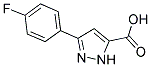 3-(4-FLUOROPHENYL)-1H-PYRAZOLE-5-CARBOXYLIC ACID Struktur