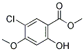 METHYL 5-CHLORO-2-HYDROXY-4-METHOXYBENZOATE Struktur