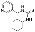 (CYCLOHEXYLAMINO)((3-PYRIDYLMETHYL)AMINO)METHANE-1-THIONE Struktur