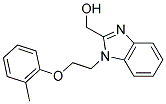 (1-[2-(2-METHYLPHENOXY)ETHYL]-1H-BENZIMIDAZOL-2-YL)METHANOL Struktur