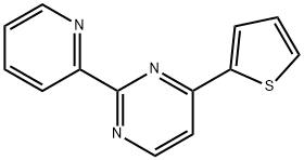 2-(2-PYRIDINYL)-4-(2-THIENYL)PYRIMIDINE Struktur