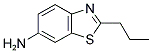 2-PROPYL-BENZOTHIAZOL-6-YLAMINE Struktur