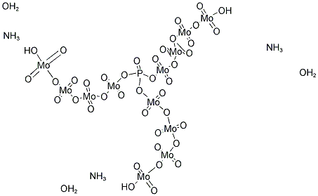 AMMONIUM PHOSPHOMOLYBDATE TRIHYDRATE Struktur