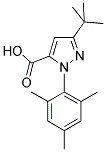 3-TERT-BUTYL-1-(2,4,6-TRIMETHYLPHENYL)-1HPYRAZOLE-5-CARBOXYLIC ACID Struktur