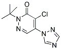 2-TERT-BUTYL-4-CHLORO-5-(1H-1,2,4-TRIAZOL-1-YL)PYRIDAZIN-3(2H)-ONE Struktur