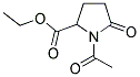 5-ETHYLCARBOXYL-N-ACETYL-2-PYRROLIDINONE Struktur