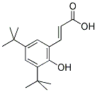 3,5-DI-T-BUTYL-2-HYDROXYCINNAMIC ACID Struktur