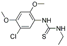 N-(5-CHLORO-2,4-DIMETHOXYPHENYL)-N'-ETHYLTHIOUREA Struktur