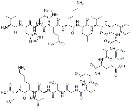 BETA-AMYLOID (12-28)-CYS Struktur