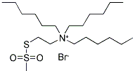 2-(TRIHEXYLAMMONIUM)ETHYL METHANETHIOSULFONATE BROMIDE Struktur