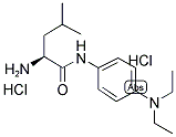 L-LEUCYL-P-DIETHYLAMINOANILIDE DIHYDROCHLORIDE Struktur