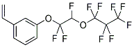 3-[2'-(PERFLUOROPROPOXY)-1',1',2'-TRIFLUOROETHOXY]VINYLBENZENE Struktur