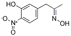 (3-HYDROXY-4-NITROPHENYL)ACETONE OXIME Struktur