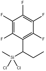 PENTAFLUOROPHENYLPROPYLMETHYLDICHLOROSILANE Struktur