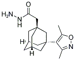 [3-(3,5-DIMETHYL-ISOXAZOL-4-YL)-ADAMANTAN-1-YL]-ACETIC ACID HYDRAZIDE Struktur