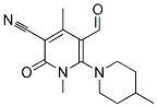 3'-FORMYL-4,1',4'-TRIMETHYL-6'-OXO-3,4,5,6,1',6'-HEXAHYDRO-2H-[1,2']BIPYRIDINYL-5'-CARBONITRILE Struktur