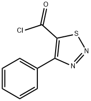 4-PHENYL-1,2,3-THIADIAZOLE-5-CARBONYL CHLORIDE Struktur