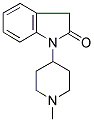 1,3-DIHYDRO-1-(1-METHYLPIPERIDIN-4-YL)-(2H)-INDOL-2-ONE Struktur