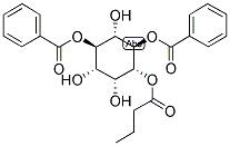 1D-1-O-BUTYRYL-4,6-O-DIBENZOYL-MYO-INOSITOL Struktur