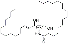 N-PALMITOYL-D-ERYTHRO-SPHINGOSINE, [PALMITOYL-1-14C] Struktur