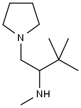 (2,2-DIMETHYL-1-PYRROLIDIN-1-YLMETHYL-PROPYL)-METHYL-AMINE Struktur