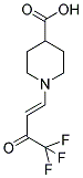 1-(4,4,4-TRIFLUORO-3-OXO-BUT-1-ENYL)-PIPERIDINE-4-CARBOXYLIC ACID Struktur