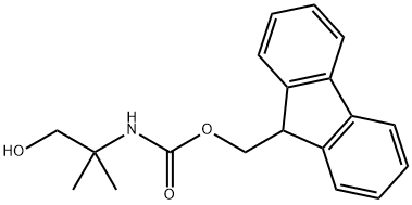 FMOC-2-AMINO-2-METHYLPROPANOL Struktur