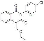 2-(5-CHLORO-PYRIDIN-2-YL)-4-ETHOXYMETHYLENE-4H-ISOQUINOLINE-1,3-DIONE Struktur