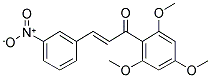 3-NITRO-2',4',6'-TRIMETHOXYCHALCONE Struktur