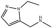 (2-ETHYL-2 H-PYRAZOL-3-YLMETHYL)-METHYL-AMINE Struktur