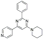 2-PHENYL-4-PIPERIDIN-1-YL-6-PYRIDIN-4-YLPYRIMIDINE Struktur