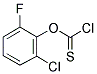 2-CHLORO-6-FLUOROPHENYL CHLOROTHIOFORMATE Struktur