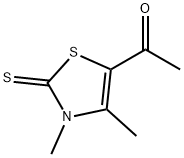 1-(3,4-DIMETHYL-2-THIOXO-2,3-DIHYDRO-THIAZOL-5-YL)-ETHANONE Struktur