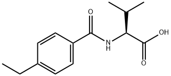 2-[(4-ETHYLBENZOYL)AMINO]-3-METHYLBUTANOIC ACID Struktur